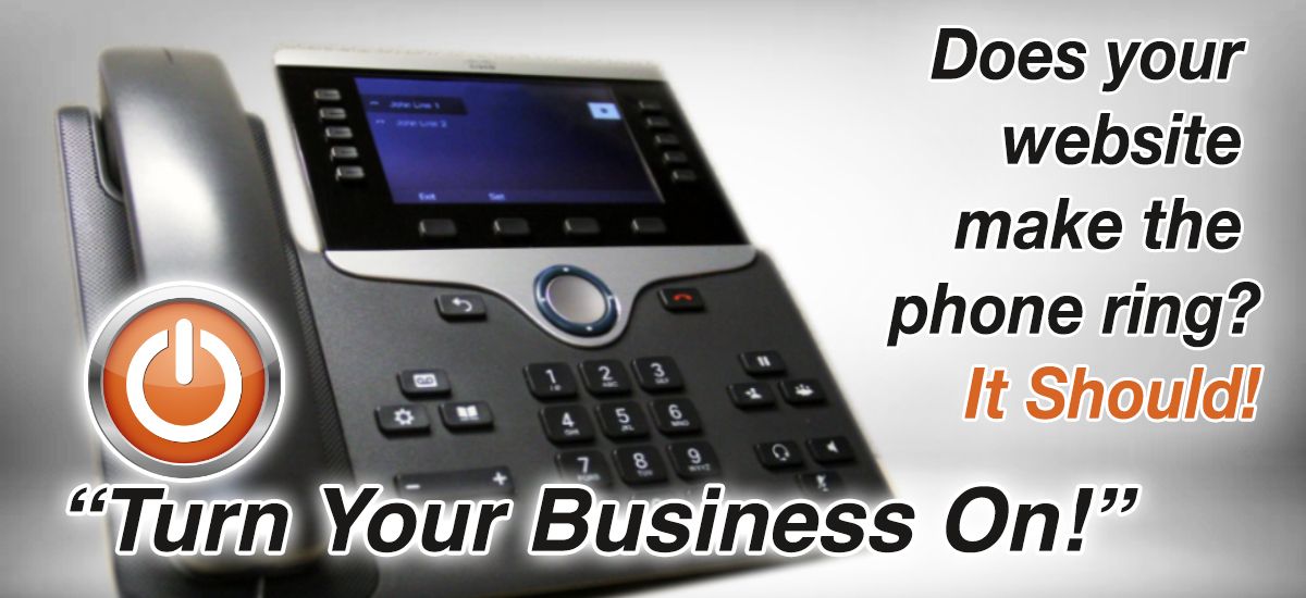 Does your website design make your business phone ring?  Call AdverGroup Web Design