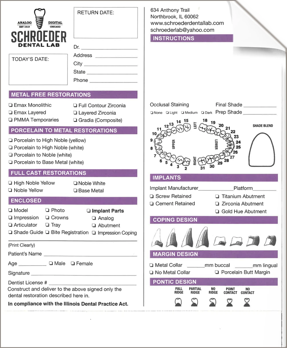 PDF Page Turning Plugin for Dental Lab Website Design and Development in Northbrook IL