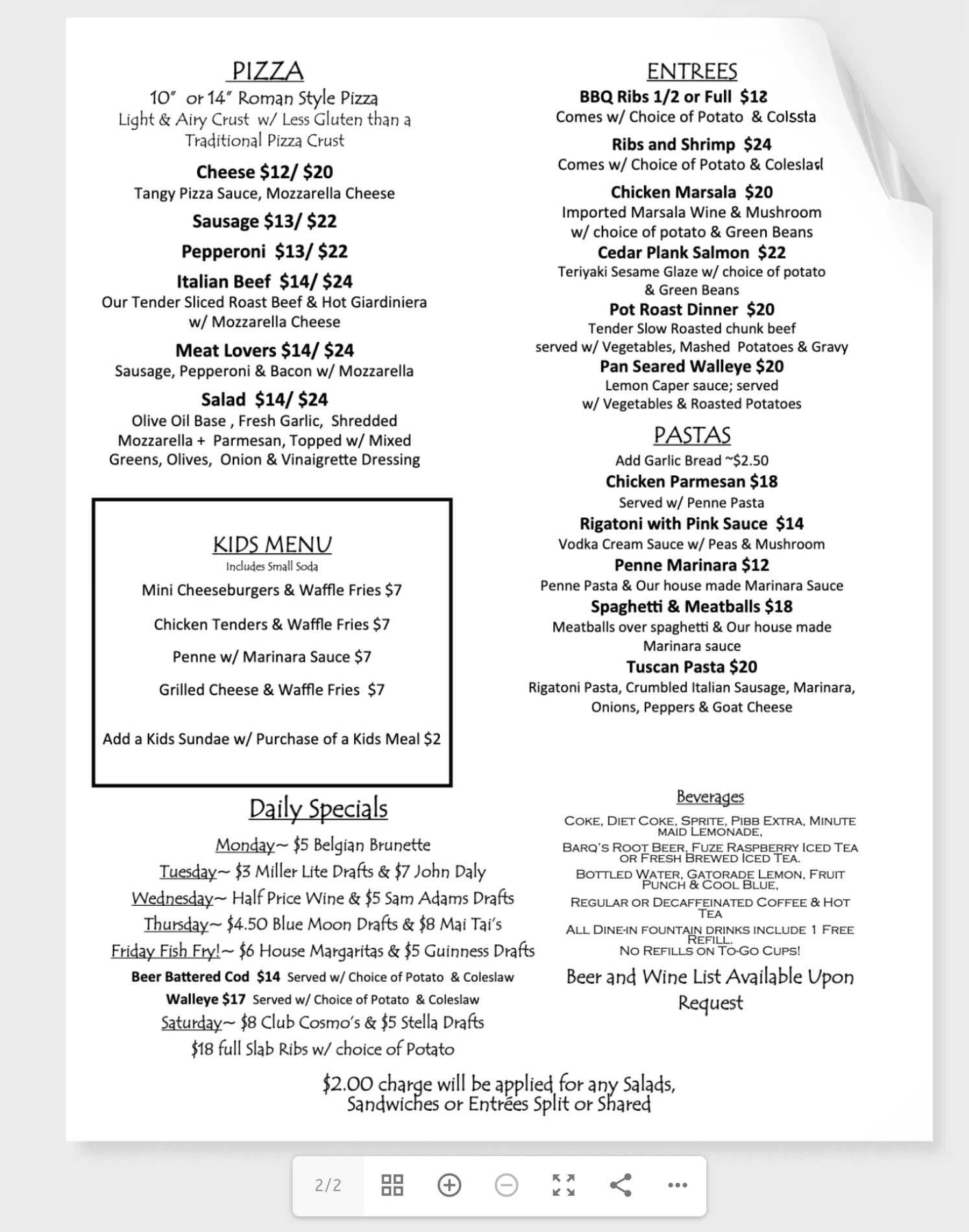 Custom Graphic Design Included with this Restaurant Cafe Website Design in Des Plaines