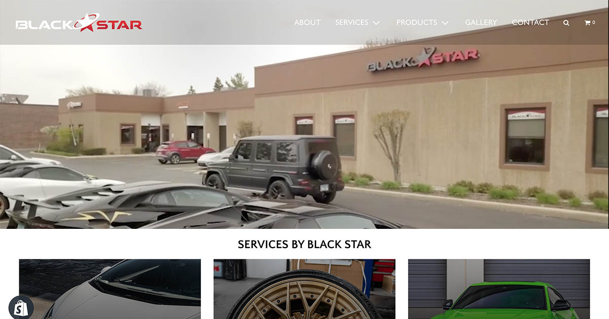 Shopify eCommerce Web Development & Design: BlackStar in Buffalo Grove