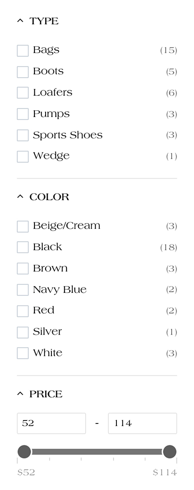 SMART PRODUCT FILTER for SHOPIFY WEBSITES